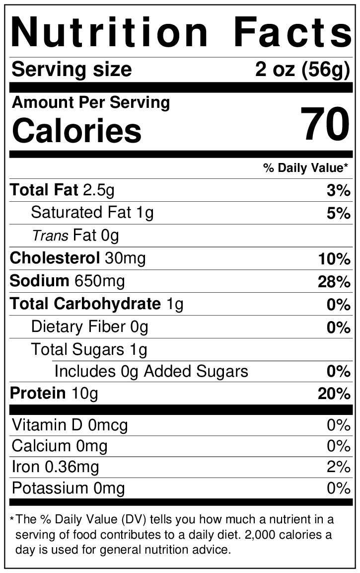3512 - NutritionLabel